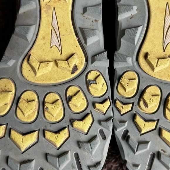 Altra Women’s 8 Lone Peak 5 Grey Blue Trail Hiking Athletic Shoe - Picture 6 of 9